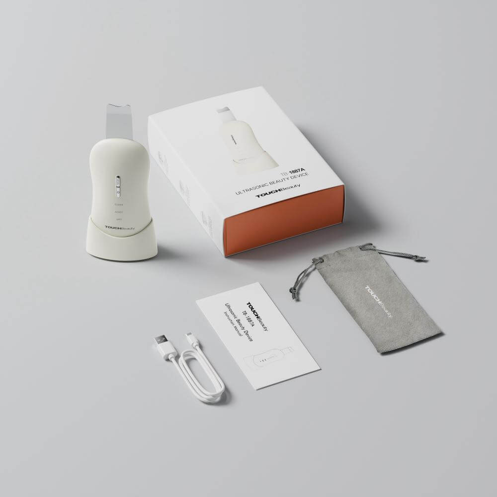 3 - IN - 1 ULTRASONIC FACIAL SKIN SPATULA - TOUCHBeauty