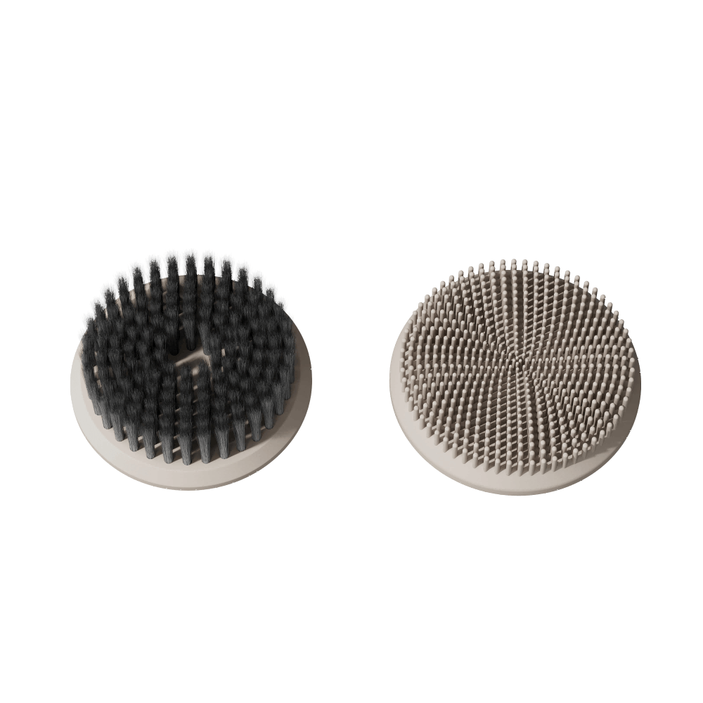 360° Rotating Facial Cleansing Brush Set - 3 Brush Heads - TOUCHBeauty