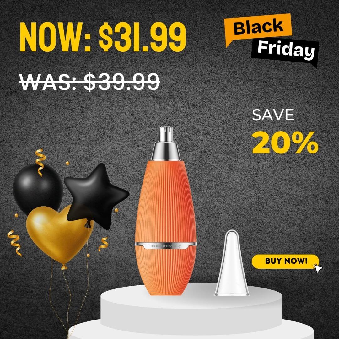 Electric Nose Hair Trimmer - Smart Touch Activation