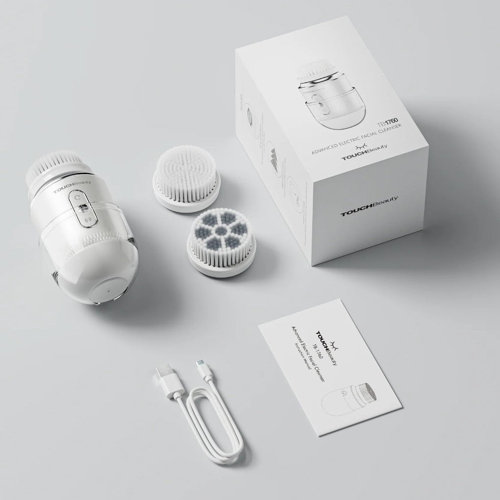 Dual - Mode Facial Cleansing Brush | TOUCHBeauty AQUA - TOUCHBeauty