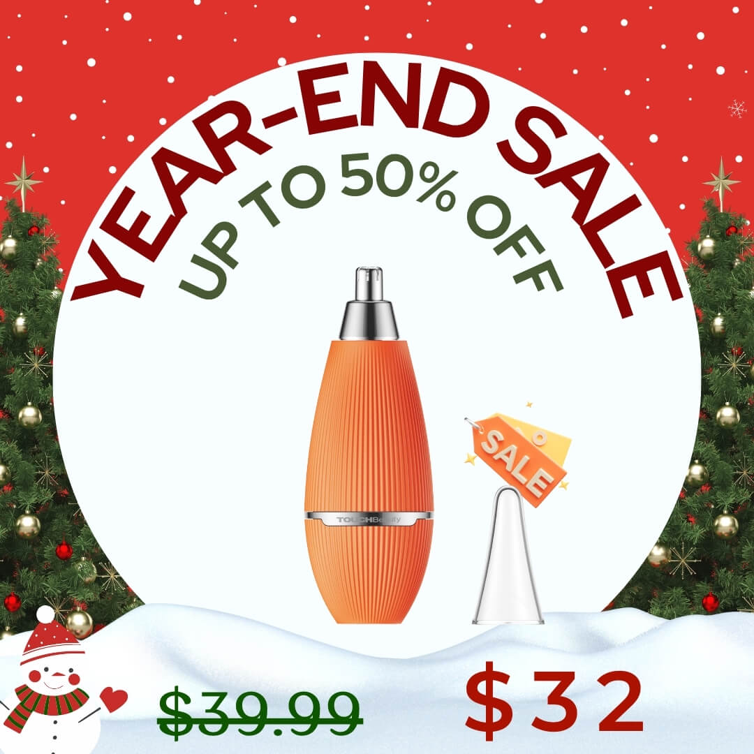 Electric Nose Hair Trimmer - Smart Touch Activation - TOUCHBeauty