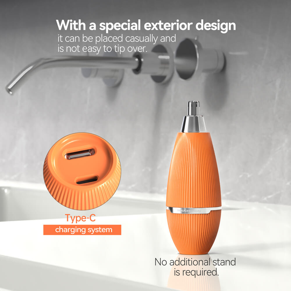 Electric Nose Hair Trimmer - Smart Touch Activation - TOUCHBeauty
