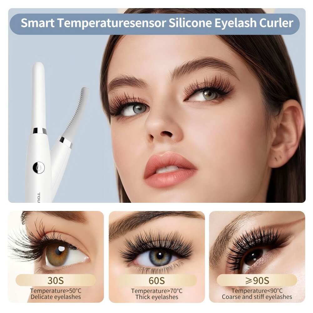 Heated Eyelash Curler | Lift, Curl & Define with Gentle Heat - TOUCHBeauty