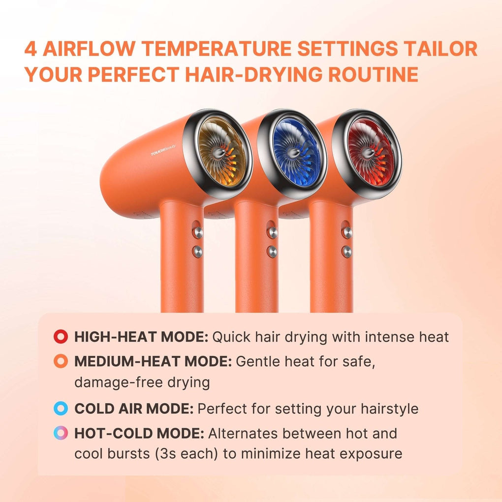 Ionic Hair Dryer | TOUCHBeauty SILKY - TOUCHBeauty