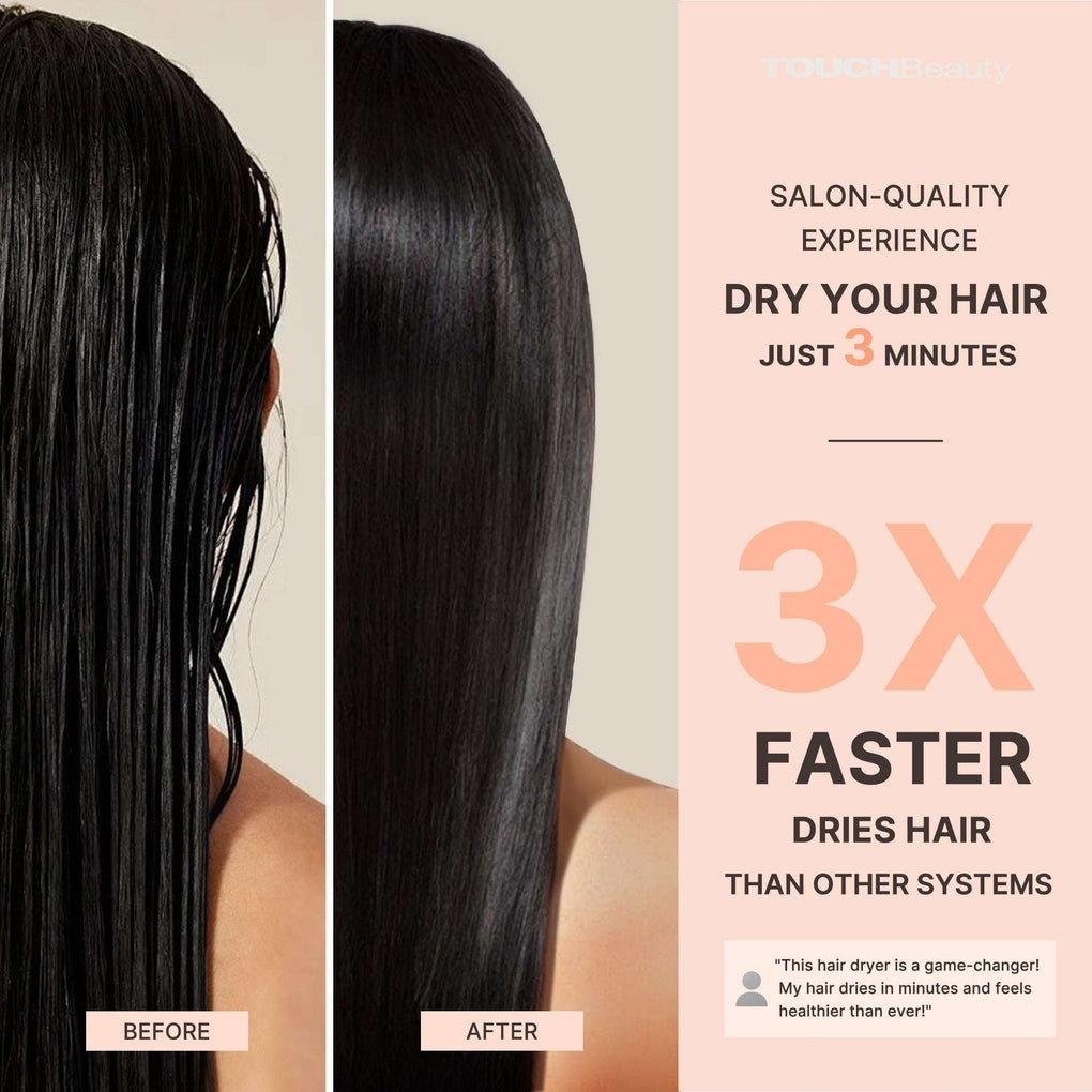Ionic Hair Dryer | TOUCHBeauty SILKY - TOUCHBeauty