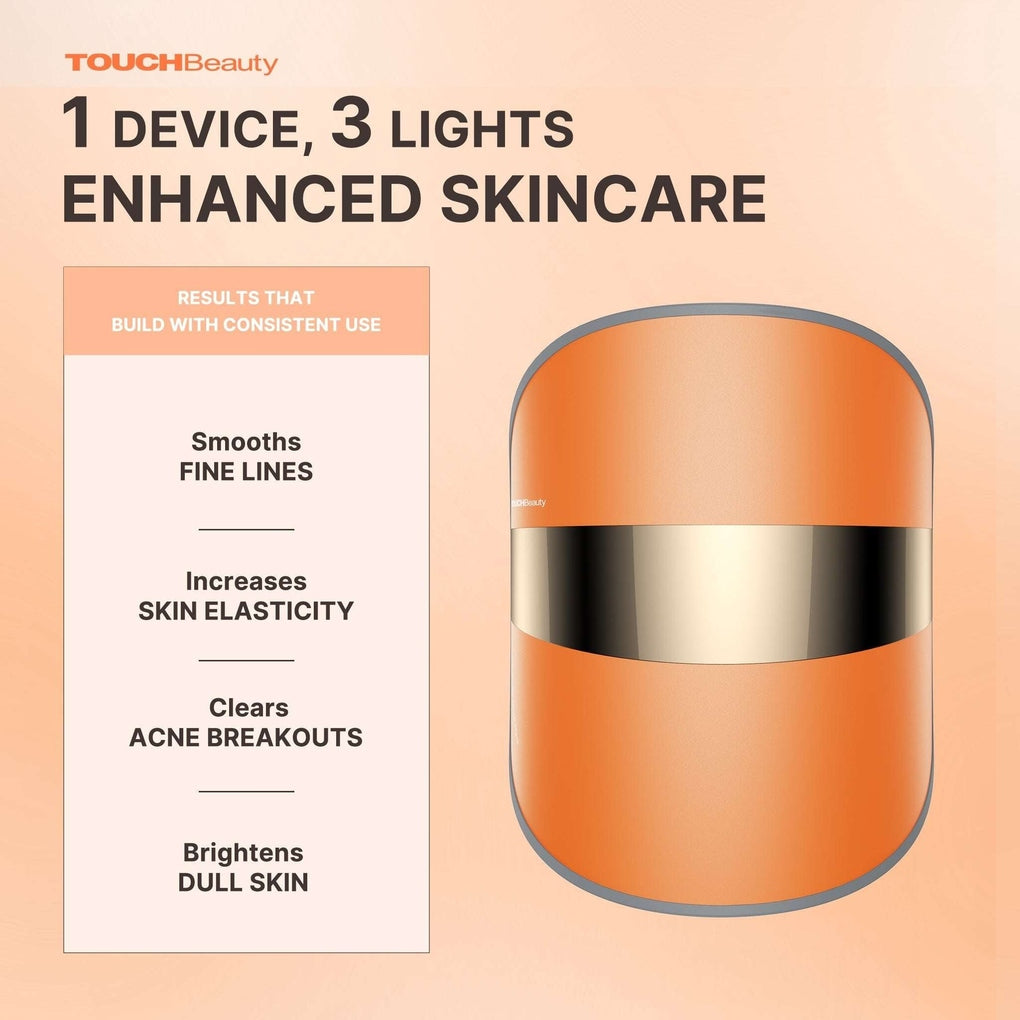 LED Light Therapy Face Mask | TOUCHBeauty GLAM - TOUCHBeauty