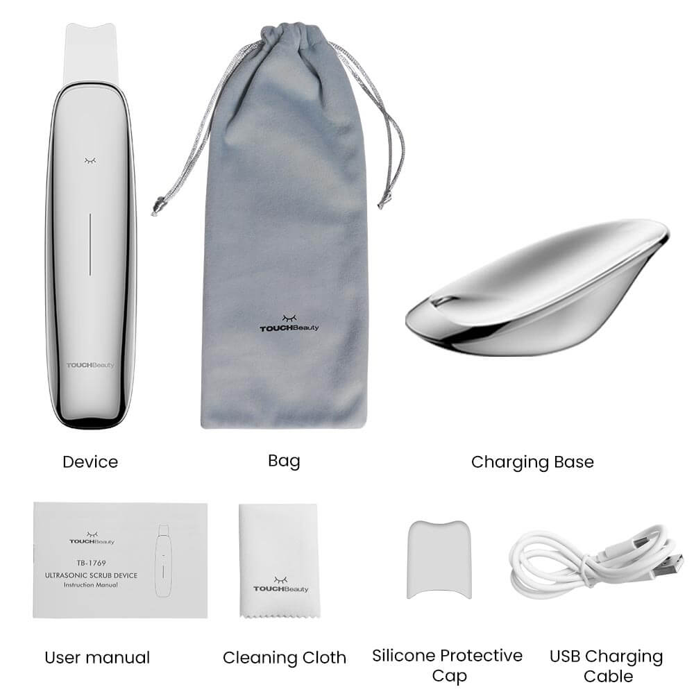 ULTRASONIC SCRUB DEVICE | TOUCHBeauty GLOW - TOUCHBeauty
