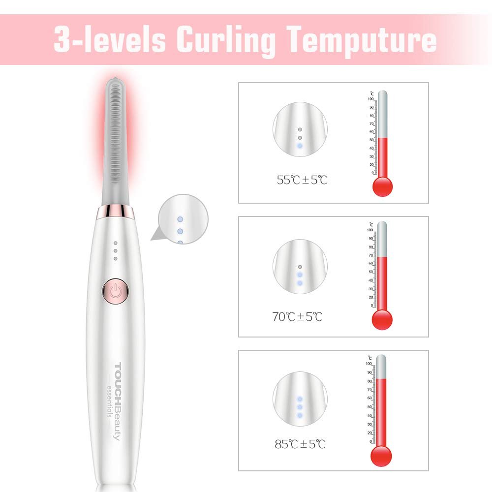 Silicone Heated Eyelash Curler - TOUCHBeauty