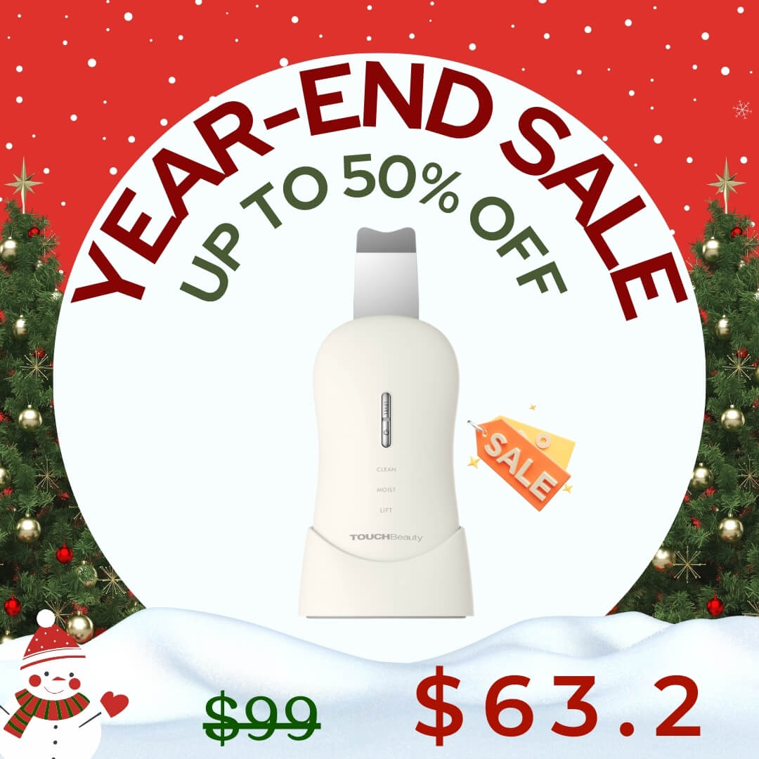 3 - in - 1 Ultrasonic Facial Skin Spatula | Deep Clean, Lift & Revitalize Skin - TOUCHBeauty