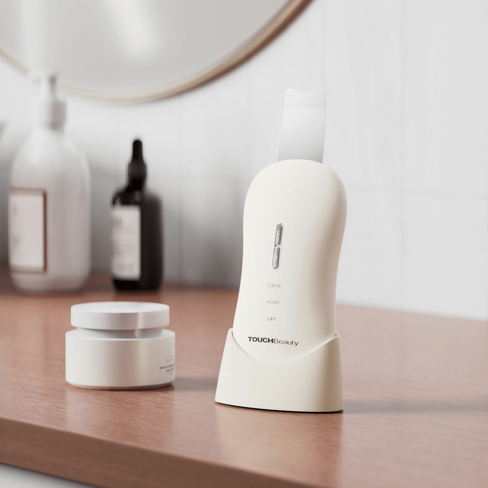 3 - in - 1 Ultrasonic Facial Skin Spatula | Deep Clean, Lift & Revitalize Skin - TOUCHBeauty
