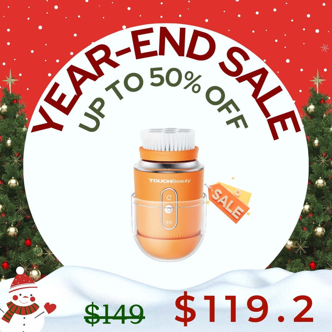 TOUCHBeauty AQUA Facial Cleansing Brush | Gentle Pore Cleansing Device