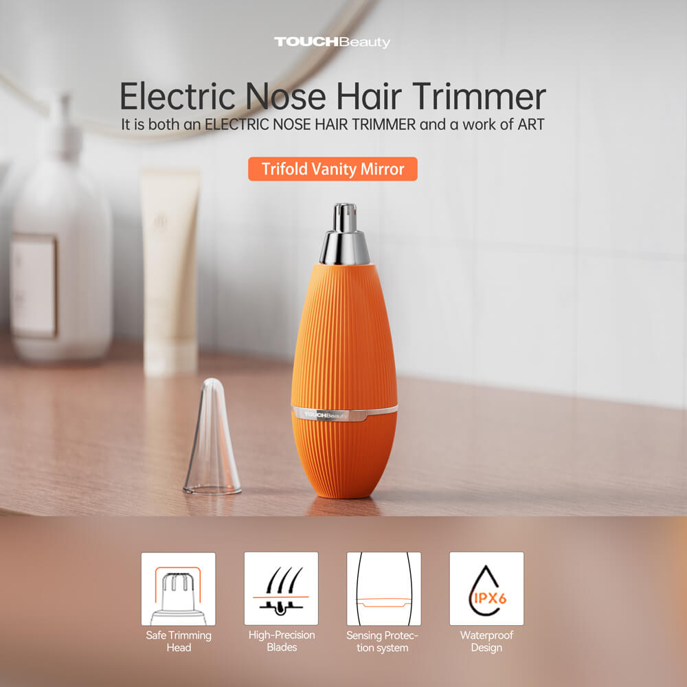 Electric Nose Hair Trimmer - Smart Touch Activation - TOUCHBeauty