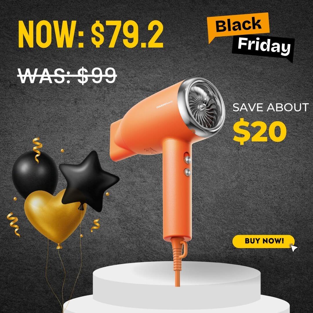 TOUCHBeauty SILKY Ionic Hair Dryer | Fast Drying, Smooth Finish, Heat Protection - TOUCHBeauty