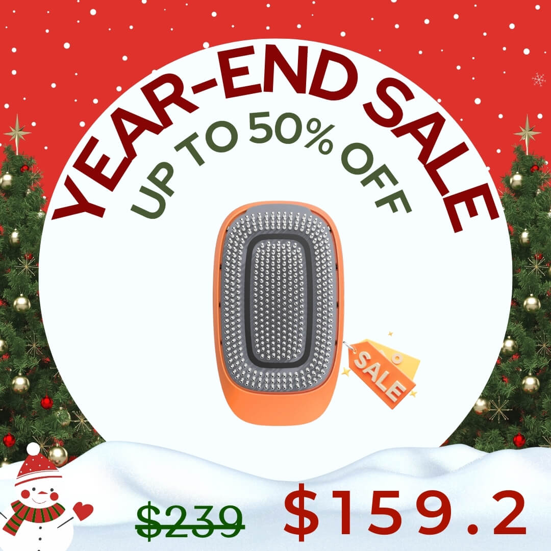 VITA togo Multi - Function Hair Comb | Travel - Friendly Scalp & Hair Therapy - TOUCHBeauty